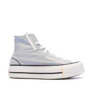 Baskets Bleu Clair Femme Converse Chuck Taylor All Star Lift vue 2