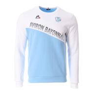 Sweat Blanc/Bleu Homme Le Coq Sportif Fanwear pas cher