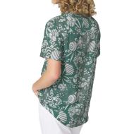 Blouse Vert à Fleurs Femme TBS JANIEMIS vue 2