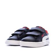 Baskets Marine/Rouge Garçon Puma Smash 3.0 vue 6