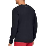 T-shirt noir manches longues homme Under Armour Sportstyle vue 2