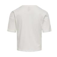 T-Shirt Blanc Fille Kids ONLY Kogrex vue 2