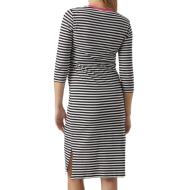 Robe Noire/Blanche Femme Mamalicious Gisela vue 2