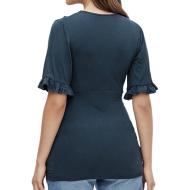 T-Shirt de Grossesse Marine Femme Mamalicious Dicte vue 2