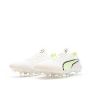 Chaussures de Football Blanc/Vert Homme Puma King Ultimate 107097 vue 6