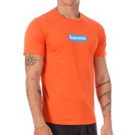 T-shirt Orange Homme Supreme Grip Michael