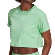 T-shirt Vert Femme Adidas H37881 pas cher