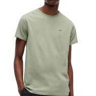 T-shirt Vert Homme Tommy Hilfiger Tjm Xslim Jersey