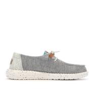 Chaussures Grise Chiné Femme Hey Dude Wendy Heathered Slub vue 2