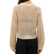 Pull Beige Femme Vero Moda Madera vue 2