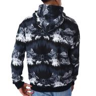 Sweat à Capuche Noir Homme Project X Paris Oversize Paysage vue 2