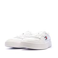 White Men's Sneakers Tommy Hilfiger Cupsole Photo of the Espace des Marques %store% store - view of %key%