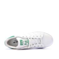 Stan Smith Blanc/Vert Mixte Adidas vue 4