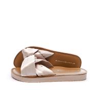 Sandales Rose Femme Tommy Hilfiger Satin Elevated Beach pas cher