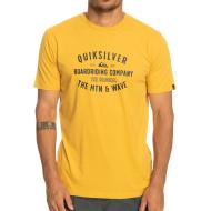 T-Shirt Jaune Homme Quiksilver flockup pas cher