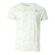 T-shirt Vert Homme Maison Blaggio Fleur Tropical