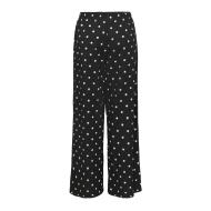 Pantalon fluide Beige/Noir à pois Femme JDY Ebbie vue 2