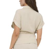 Blouse Beige Femme JDY Mille vue 2