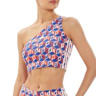 Débardeur Bleu/Rouge/Blanc Femme Adidas Farm pas cher