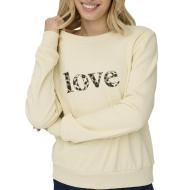 Sweat Beige Femme Only Rubi pas cher