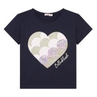 Billieblush Girls’ Navy T-Shirt U20482 affordable