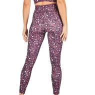 Legging Violet à Motifs Femme No Publik Fauve vue 2