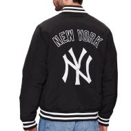 Veste Bomber Noir Homme New Era Team Logo vue 2