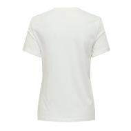 T-Shirt Blanc Femme Only Stella vue 2