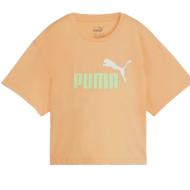 Crop top Orange/Vert Fille Puma 845346 pas cher