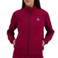 Sweat Zippé Bordeaux Femme Le Coq Sportif Heritage pas cher