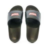 Claquettes Noires Femme Levis June vue 3