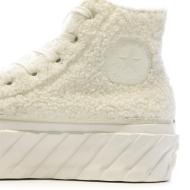 Baskets Blanches Femme Converse Lift 2x Hi Egret vue 7