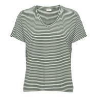 T-shirt Vert à rayures Femme JDY Issy
