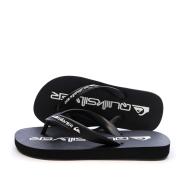 Tongs Noir/Blanc Garçon Quiksilver Java