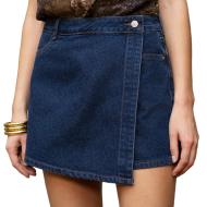 Falda-pantalón corto azul para mujer Oraije Jadene barato