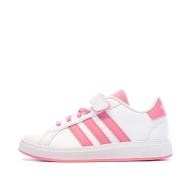 Baskets Rose/Blanc Fille Adidas Grand Court 2.0 Children pas cher
