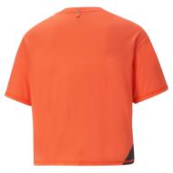 Maillot de sport Orange Fluo Femme Puma Run L Cool vue 2