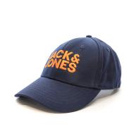 Casquette Marine/Orange Homme Jack & Jones Jacgall