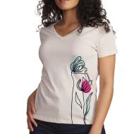 T-Shirt Blanc Femme TBS MELBATEE