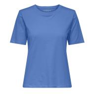 T-Shirt Bleu Femme Only Happy