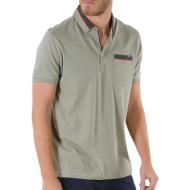 Polo Vert Homme Deeluxe Fast pas cher