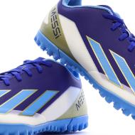 Chaussures de Football Bleu/Violet Homme Adidas X Crazyfast Club Messi vue 7