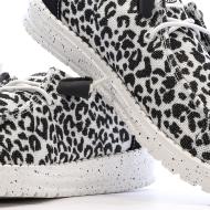 Chaussures Noir/Blanc Femme Hey Dude Blackgrey vue 7