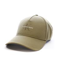 Casquette Kaki Homme Calvin Klein Jeans Mono Logo Print pas cher