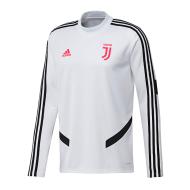 Haut d'entrainement Blanc/Noir Homme Adidas Juventus pas cher