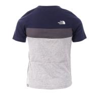 T-shirt Marine/Gris Garçon The North Face Kid Colour vue 2