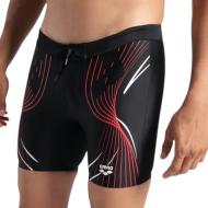 Boxer de Bain Noir/Rouge Homme Arena Poseidonia
