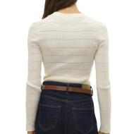 Pull Blanc Femme Vero Moda Paula vue 2