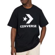 T-shirt Noir Homme Converse Center Star Chev