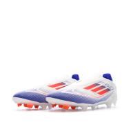 Chaussures de Foot Blanc/Bleu Adidas F50 League Ll FG/MG vue 6